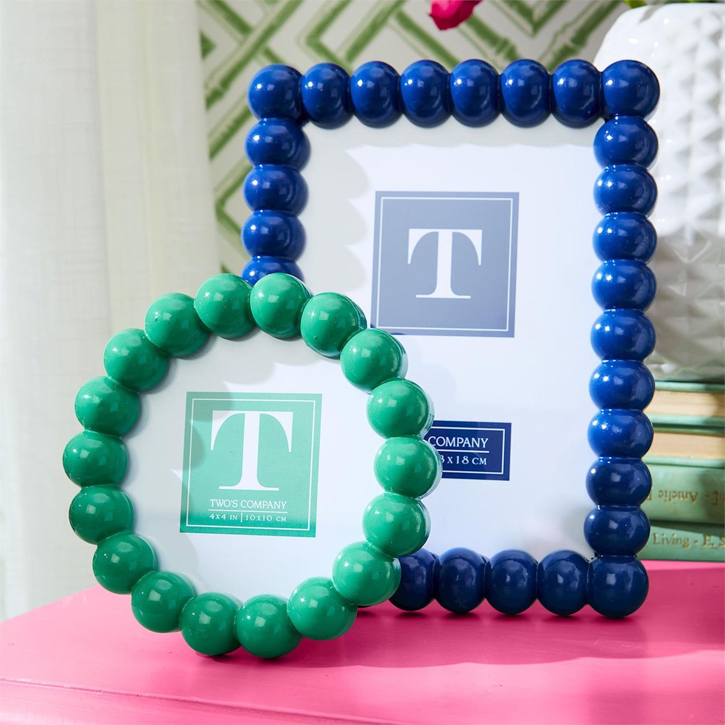 Hobnail Colorful picture frame- Blue