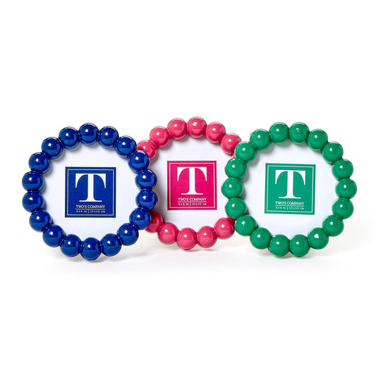 Hobnail Colorful picture frame- Green