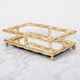 Gold Bamboo Guest Towel Tray