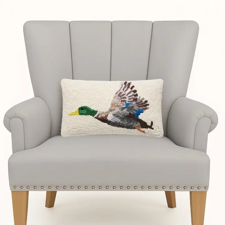 Mallard Flying Hook Pillow
