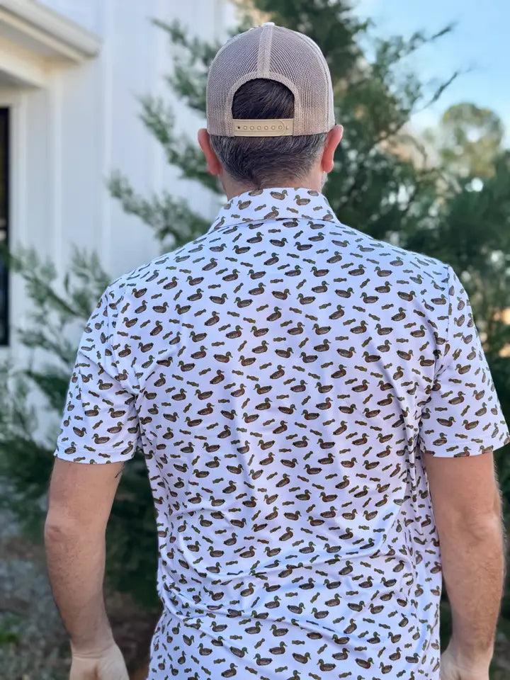 Men's Performance Duck and Call Polo Size Large