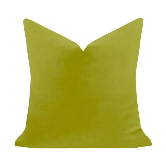 Laura Park Green Solid Velvet Pillow 22"