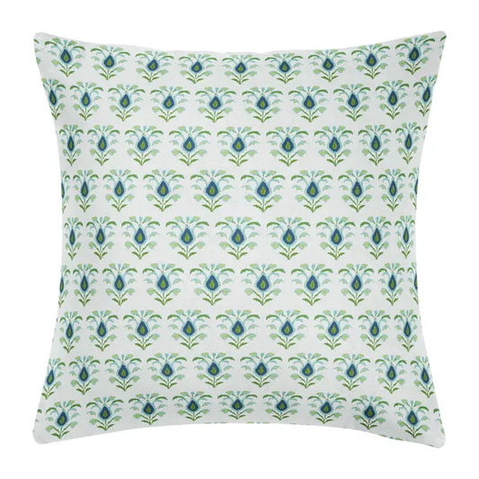 Laura Park Rosemary White Pillow