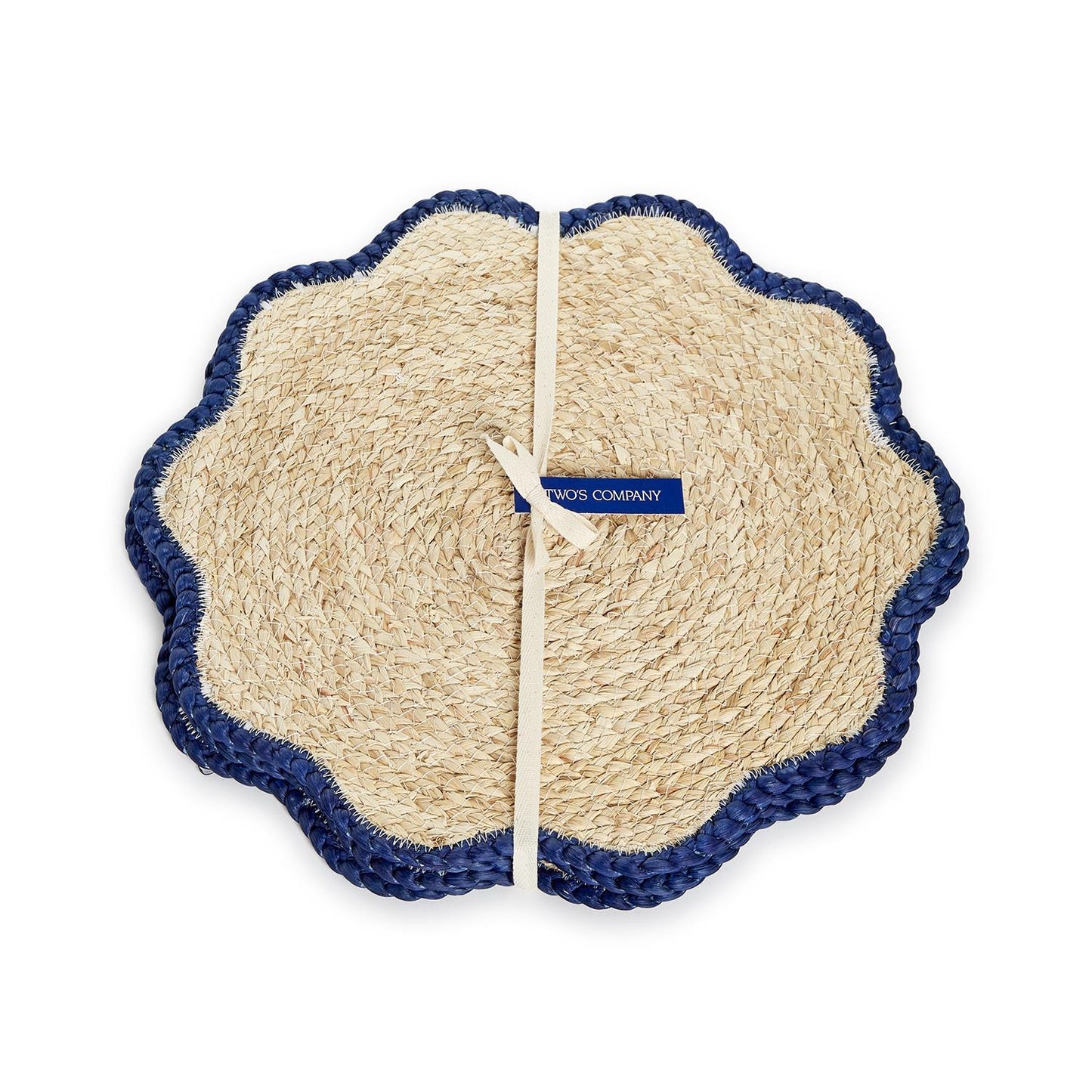 S/4 Handwoven Scalloped Edge Placemats