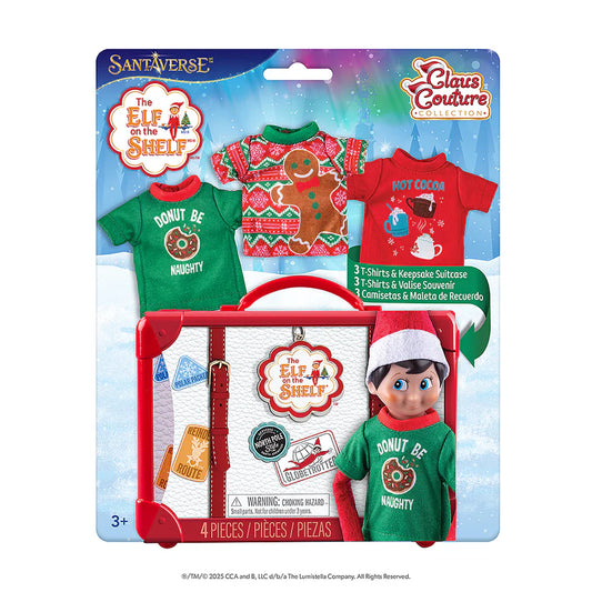 Elf on the Shelf Festive Fun T-Shirt Set