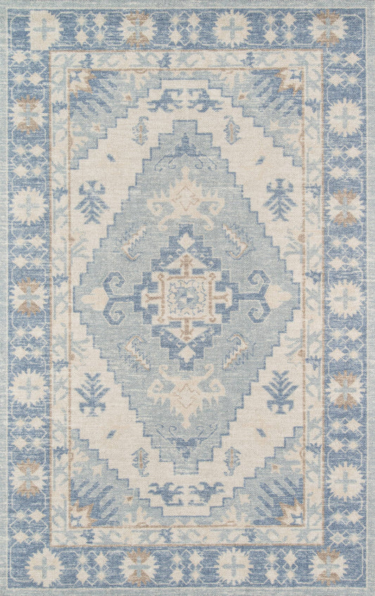 Momeni Anatolia Blue Medallion 2' X 3' Area Rug