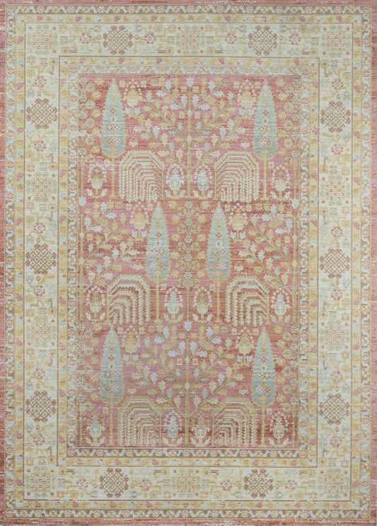 Momeni Isabella Pink Oriental Area Rug
